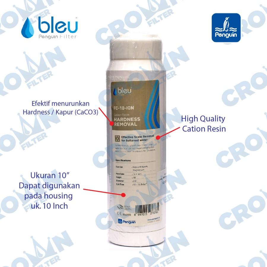 Bleu by Penguin - Resin Softener Cartridge Filter - 10 INCH