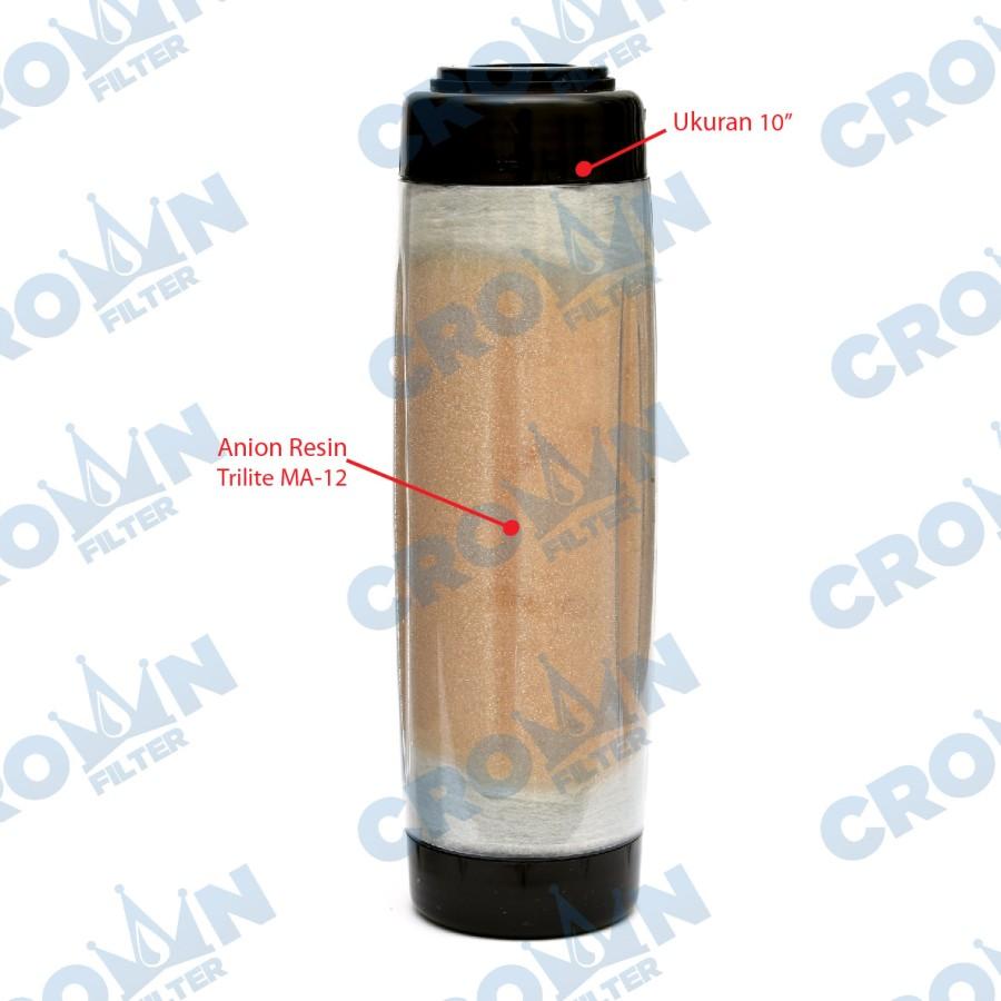 Filter Air Resin Anion Demin Trilite MA-12 + Cartridge 10 Inch - 10 INCH