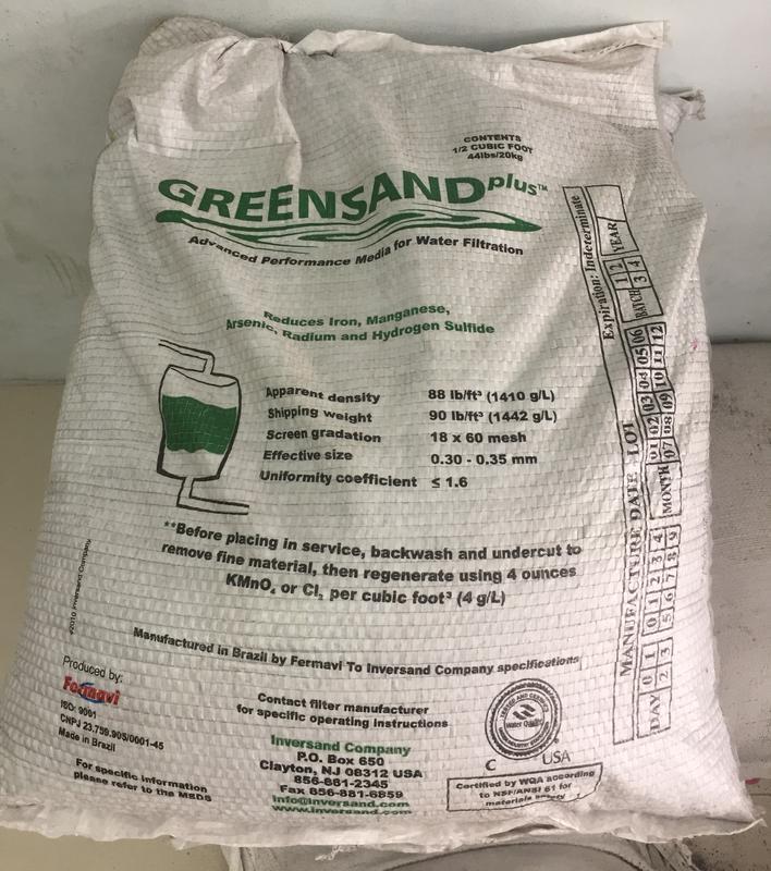 Greensand Plus - Media Filter Air untuk Besi & Mangan Sak 20kg